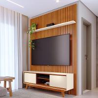 Painel Para Tv 65 Polegadas Composição Bancada Nilo Cinamomo/off White - 3