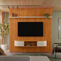 Home Suspenso Para Tv 75 Polegadas 2 Portas Jaguar Cinamomo/off White - 6