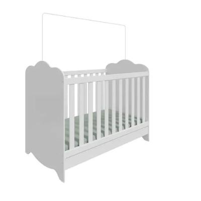 Berço Peroba Clara Americano Branco 3em 1 Mini Cama Infantil Branco