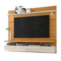 Painel Bancada Suspensa Com Led Tvs Até 60 Polegadas Lana 1.8 - Cinamomo-off White - 7