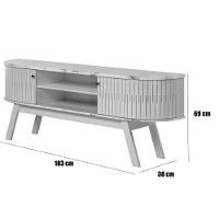 Painel Para Tv 75 Polegadas Composição Bancada Lugana Cumaru/opala - 8