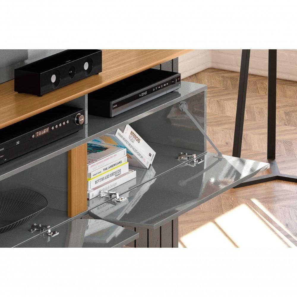 Painel Intense Painel Para Tvs Até 55'' 2 Portas Cinza Perolizado-tauari Lukaliam - 2