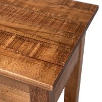 Aparador De Apoio Rústico Decorativo Em Madeira Maciça Bh 80cm - Natural - Bege - 2