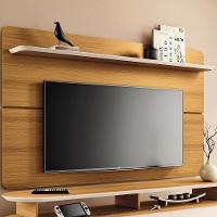 Painel Para Tv 70 Pol Orgânico 180cm Contour B01 Cinamomo Off White - Lyam Decor - 2