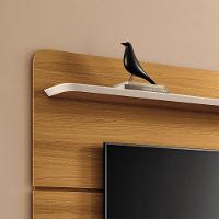Painel Suspenso Decorativo 1.8 Tv Até 70 Polegadas Kirby Cinamomo/off White G26 - Gran Belo - 5