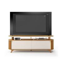 Bancada Decorativa Kirby 1.8 Tv Até 70 Pol. Ripada Cinamomo/off White G26 - Gran Belo - 5