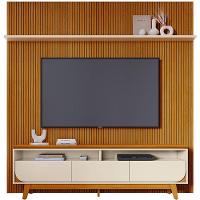 Painel Para Tv 75 Polegadas Composição Bancada Lua Cinamomo/off White - 1