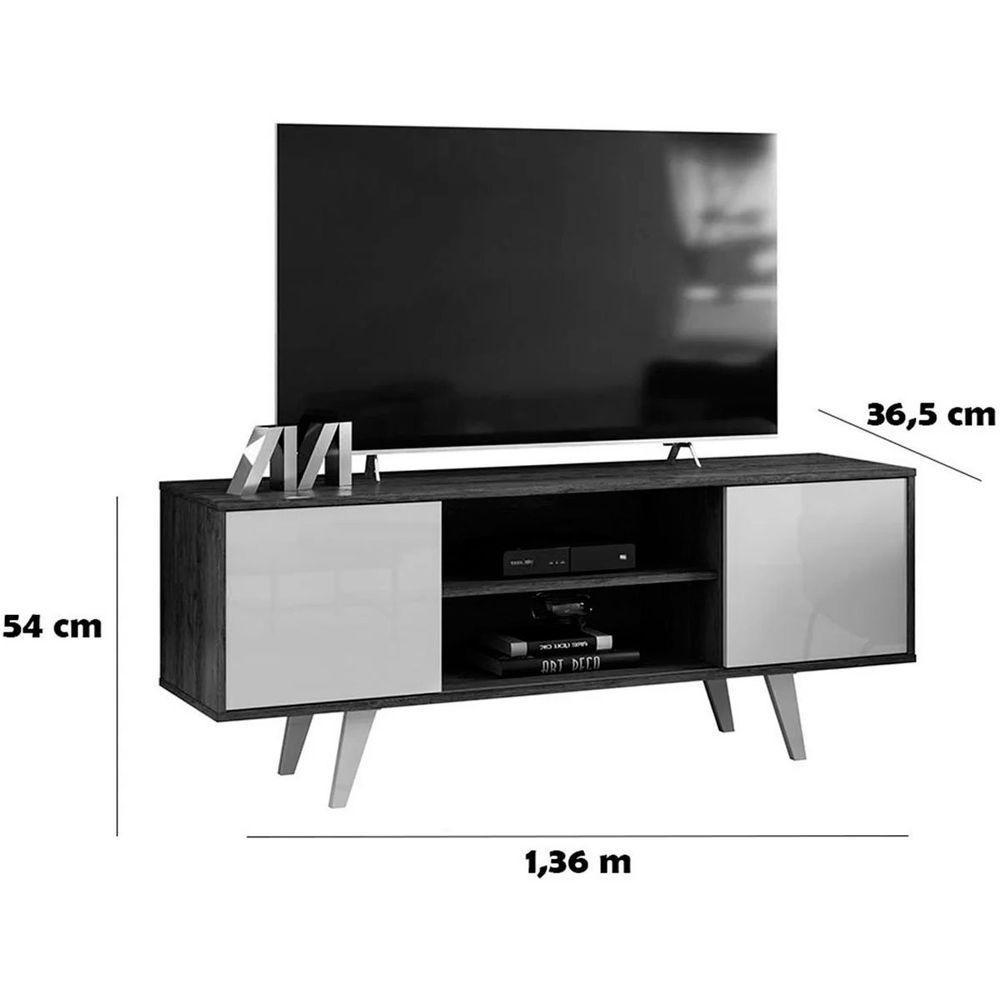 Painel Para Tv 65 Polegadas Composição Bancada Panor Cinamomo/off White - 5