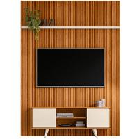 Painel Para Tv 65 Polegadas Composição Bancada Panor Cinamomo/off White - 1
