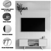 Painel Para Tv 65 Polegadas Composição Bancada Panor Cinamomo/off White - 3