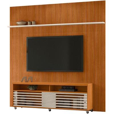 Painel Para Tv 75 Polegadas Composição Bancada Prestigio Cinamomo/off White