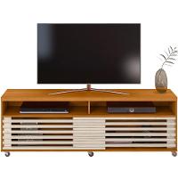 Painel Para Tv 75 Polegadas Composição Bancada Prestigio Cinamomo/off White