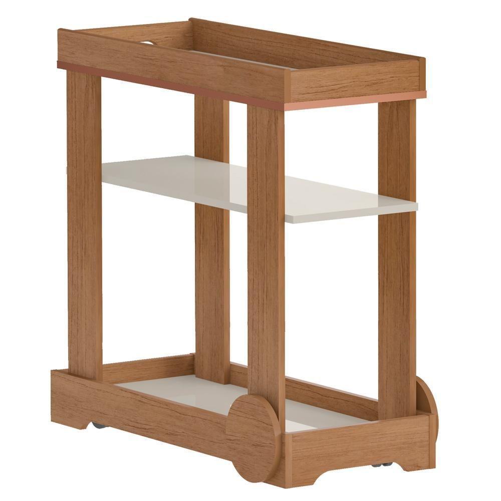 Carrinho Bar Com Rodizios 80 Cm 4659 Cinamomo Off White Arly Cinamomo Off White - 5