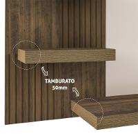 Painel Suspenso Tv 50 Pol 160 Cm 4157 Pinho Ripado Off White Arly Pinho Ripado Off White - 8