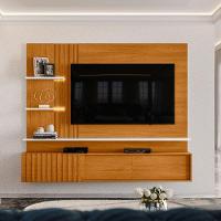 Painel Suspenso Para Tv 65 Polegadas Com 3 Portas Atenis Cinamomo/off White - 3