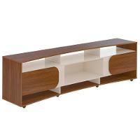 Rack Bancada Para Tv 86 Pol 220 Cm 4502 Cedro Off White Arly Cedro Off White - 1