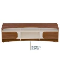 Rack Bancada Para Tv 86 Pol 220 Cm 4502 Cedro Off White Arly Cedro Off White - 7