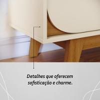 Rack Bancada 3 Gavetas Tvs Até 75 Polegadas Selene - Cinamomo-off White Cinamomo-off White - 8