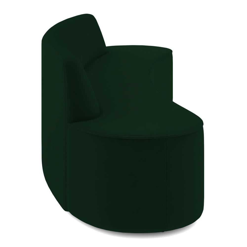 Sofá 4 Lugares Para Sala De Estar Living 260cm Koane D06 Veludo Esmeralda - Mpozenato - 5