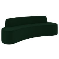 Sofá 4 Lugares Para Sala De Estar Living 260cm Koane D06 Veludo Esmeralda - Mpozenato - 1