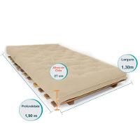 Sofá Cama Casal Futon Oriental Com Madeira Nobre Natural - 7