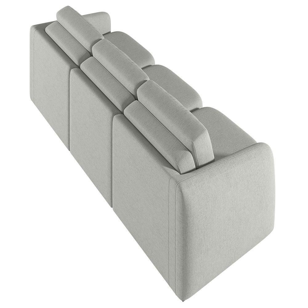 Sofá Cama Casal Para Sala 306cm Polska K04 Linho Cinza - Mpozenato - 8