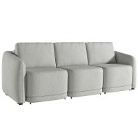 Sofá Cama Casal Para Sala 306cm Polska K04 Linho Cinza - Mpozenato - 1