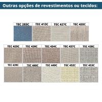 Banco Los Recamier Ozki 151 Cm Madeira Eucalipto Cedro Tecido Cinza - 7