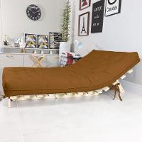 Sofa Cama Casal Futon Oriental Caramelo Com Madeira Maciça
