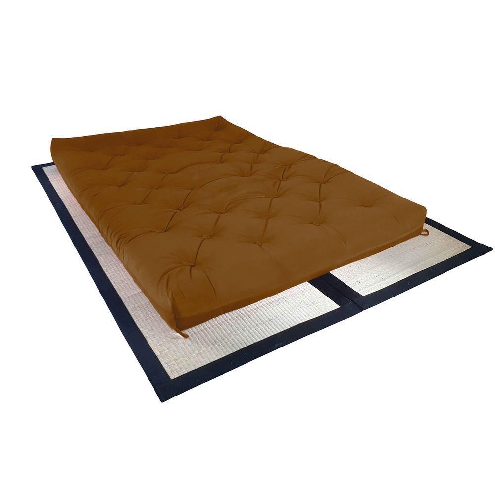 Futon Sofa Cama Casal D33 Tendencia Oriental Caramelo - 2