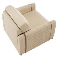 Conjunto Sofá 3 Lugares 223cm E Poltrona 98cm Amaranto M22 Linho Champanhe - Mpozenato - 7