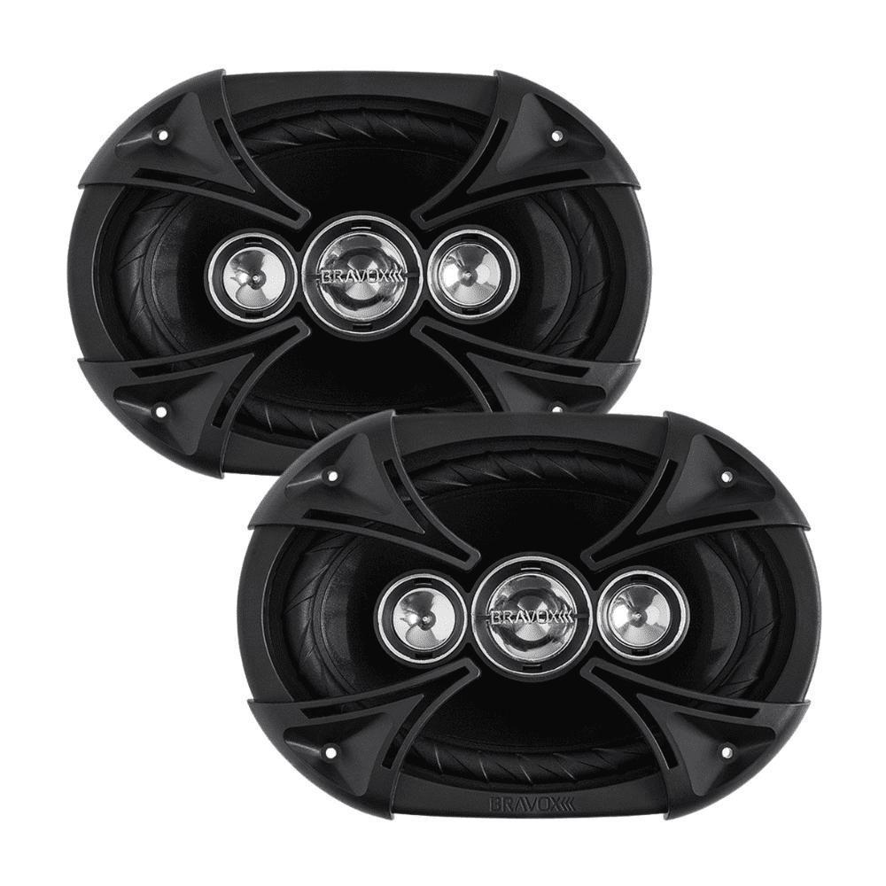 Alto Falante Bravox B4x69bk 6x9 Polegadas 220w Rms 4r Par - 1