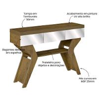 Aparador Sala Estar Com Espelhos 120 Cm 3739 Pinho Arly - 2