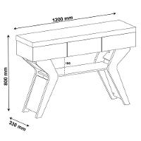 Aparador Sala Estar Com Espelhos 120 Cm 3739 Pinho Arly - 5