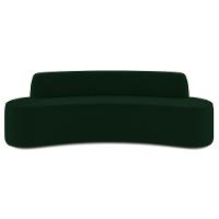 Sofá 3 Lugares Para Sala De Estar Living 210cm Koane D06 Veludo Esmeralda - Mpozenato - 6