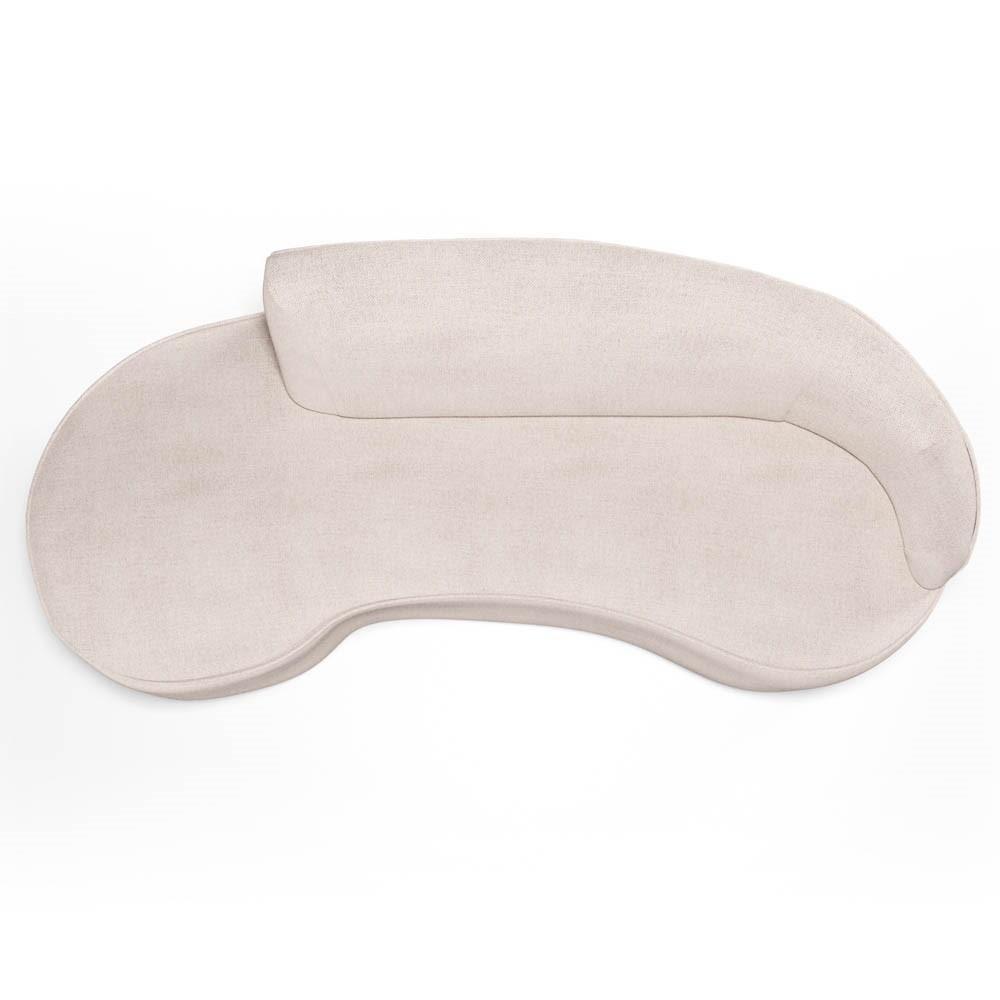 Sofá Living 4 Lugares 280cm Braço Direito Mozart D06 Linho Cru - Mpozenato - 8