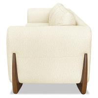 Sofá 2 Lugares Base De Madeira 180cm Izzy S06 Linho Pérola - Mpozenato - 7