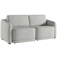 Sofá Cama Casal Para Sala 216cm Polska K04 Linho Cinza - Mpozenato - 1