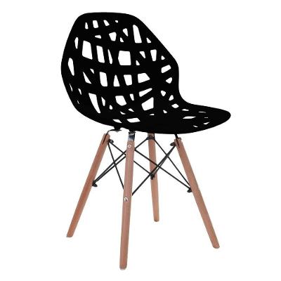 Cadeira De Design Eames Akron Preta