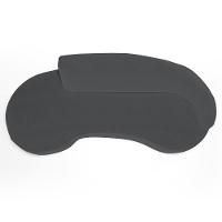 Sofá Living 4 Lugares 280cm Braço Direito Mozart D06 Veludo Cinza - Mpozenato - 8