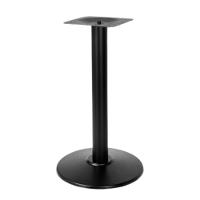 Base De Mesa Redonda 5047 Zeta Rivatti 72 Cm (altura) Ferro Fundido C- Pintura à Pó Preto Base Disco - 1