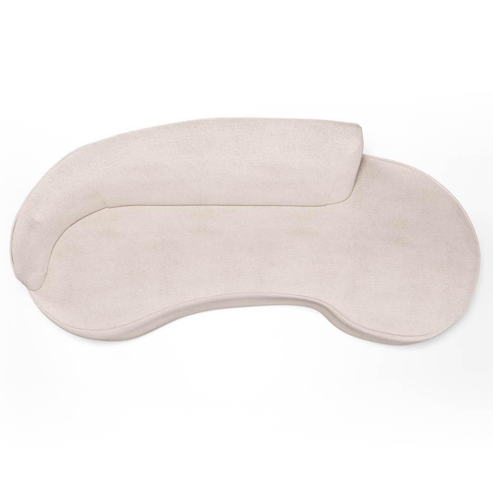 Sofá Living 3 Lugares 210cm Braço Esquerdo Mozart D06 Linho Cru - Mpozenato - 8