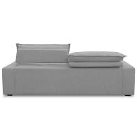 Sofá Retrátil Reclinável Para Sala 4 Lugares 280cm Senzi F04 Veludo Cinza - Lyam Decor - 6