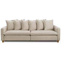 Sofá Retrátil Para Sala Living 4 Lugares 290cm Lake F04 Linho Bege - Lyam Decor - 2