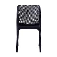 Kit Com 2 Cadeiras Capri Estrutura Em Polipropileno Fratini Preto - 2