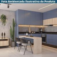 Kit 2 Cadeiras C- Braços Toulouse Júlia Mara Fratini Assento Pied De Poule Encosto Pu Preto Base Aço - 7