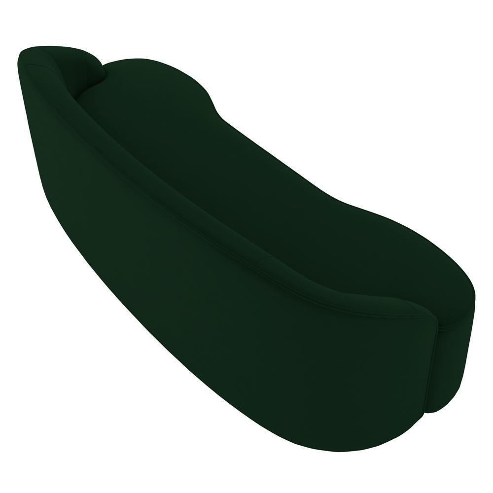 Sofá 3 Lugares Para Sala De Estar Living 180cm Theo D06 Veludo Esmeralda - Mpozenato - 7