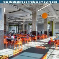 Kit 4 Cadeiras Empilhável Inmetro Gruvyer Fratini Polipropileno Fendi Capacidade Suporta 182 Kg - 6