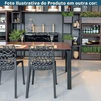 Kit 4 Cadeiras Empilhável Inmetro Gruvyer Fratini Polipropileno Fendi Capacidade Suporta 182 Kg - 8