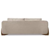 Sofá 2 Lugares Base De Madeira 180cm Izzy S06 Linho Areia - Mpozenato - 6